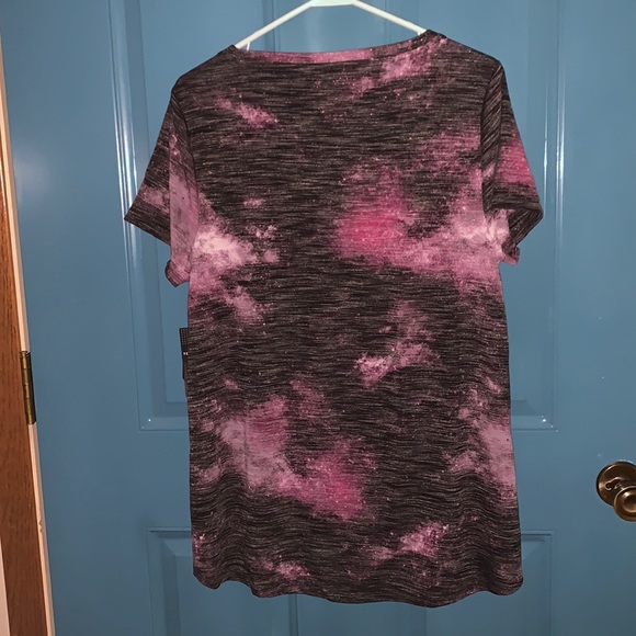 Torrid Top Black Pink Gray - Picture 3 of 3